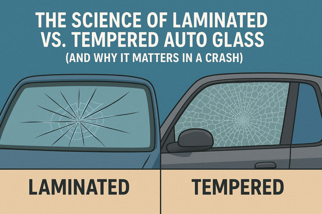The Science of Laminated vs. Tempered Auto Glass (And Why It Matters)