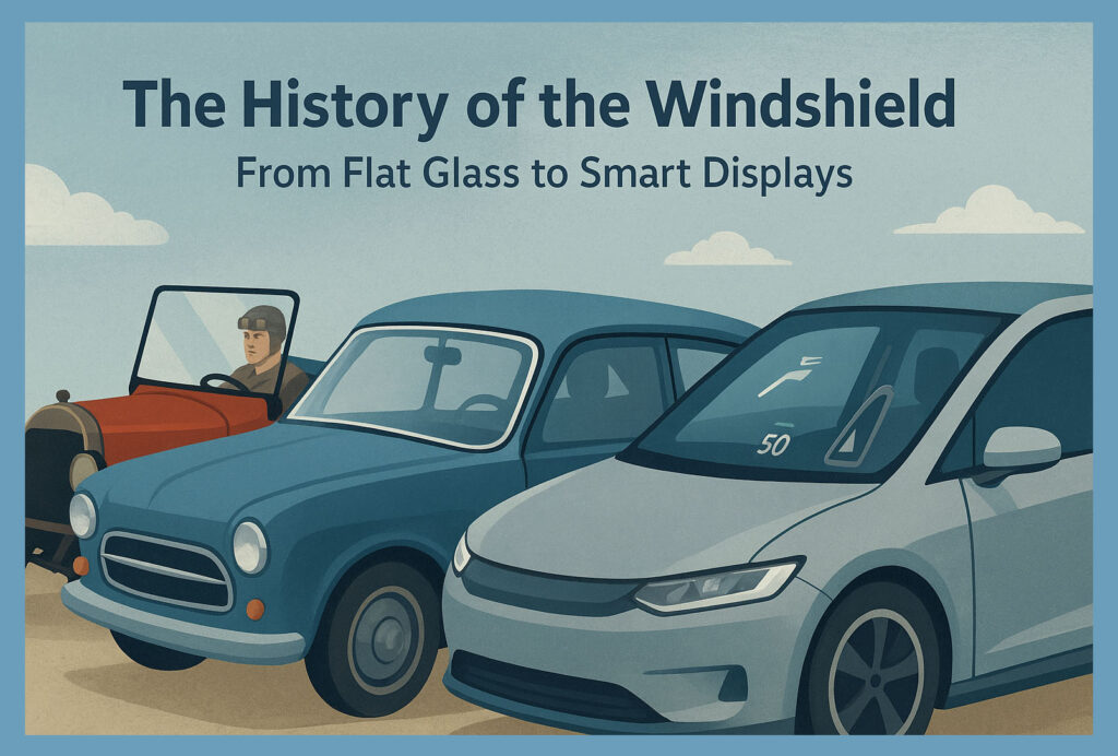 The History of the Windshield From Flat Glass to Smart Displays - Glass.NET Blog The History of the Windshield: From Flat Glass to Smart Displays