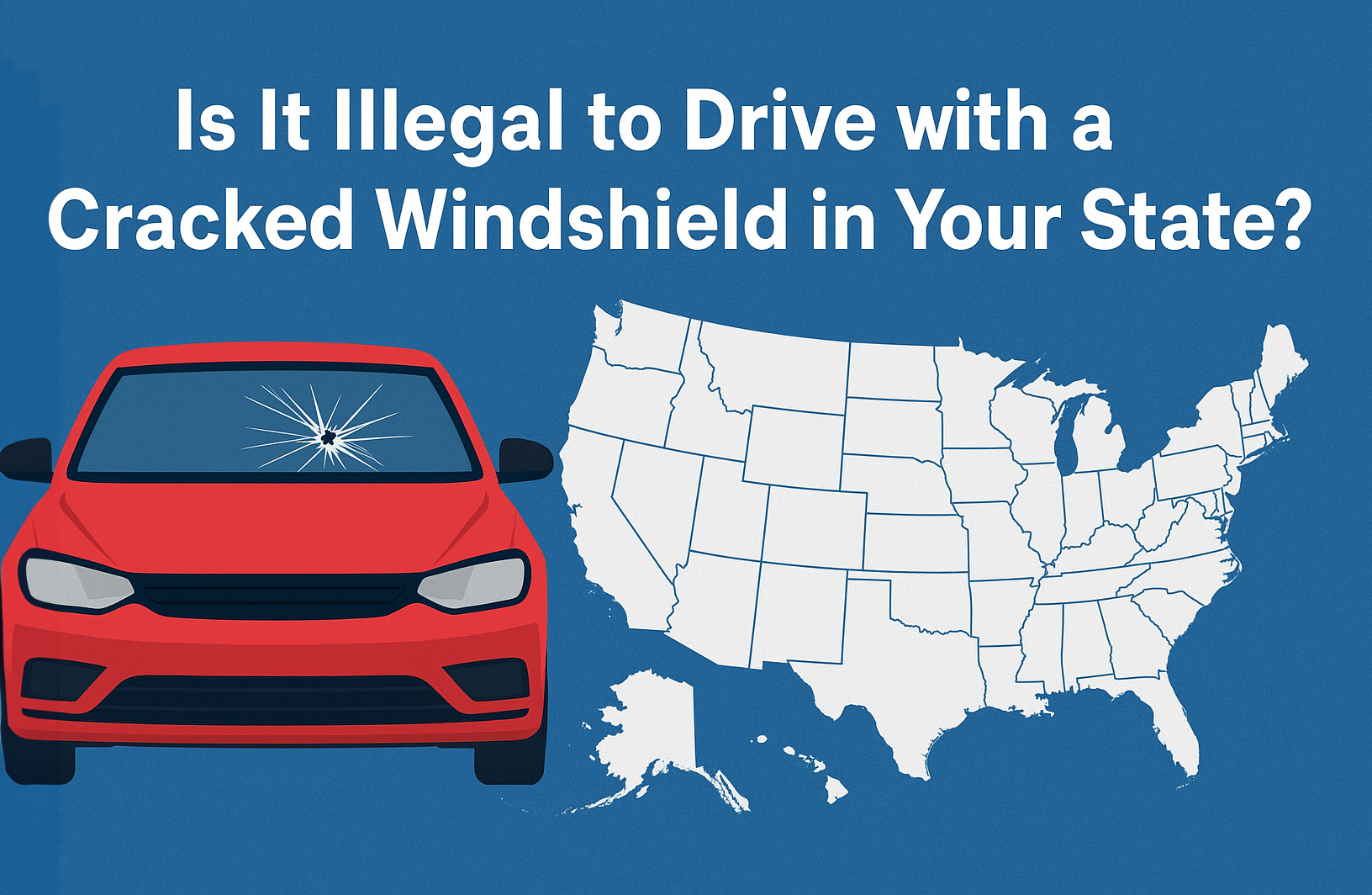 Is It Illegal to Drive with a Cracked Windshield in Your State?
