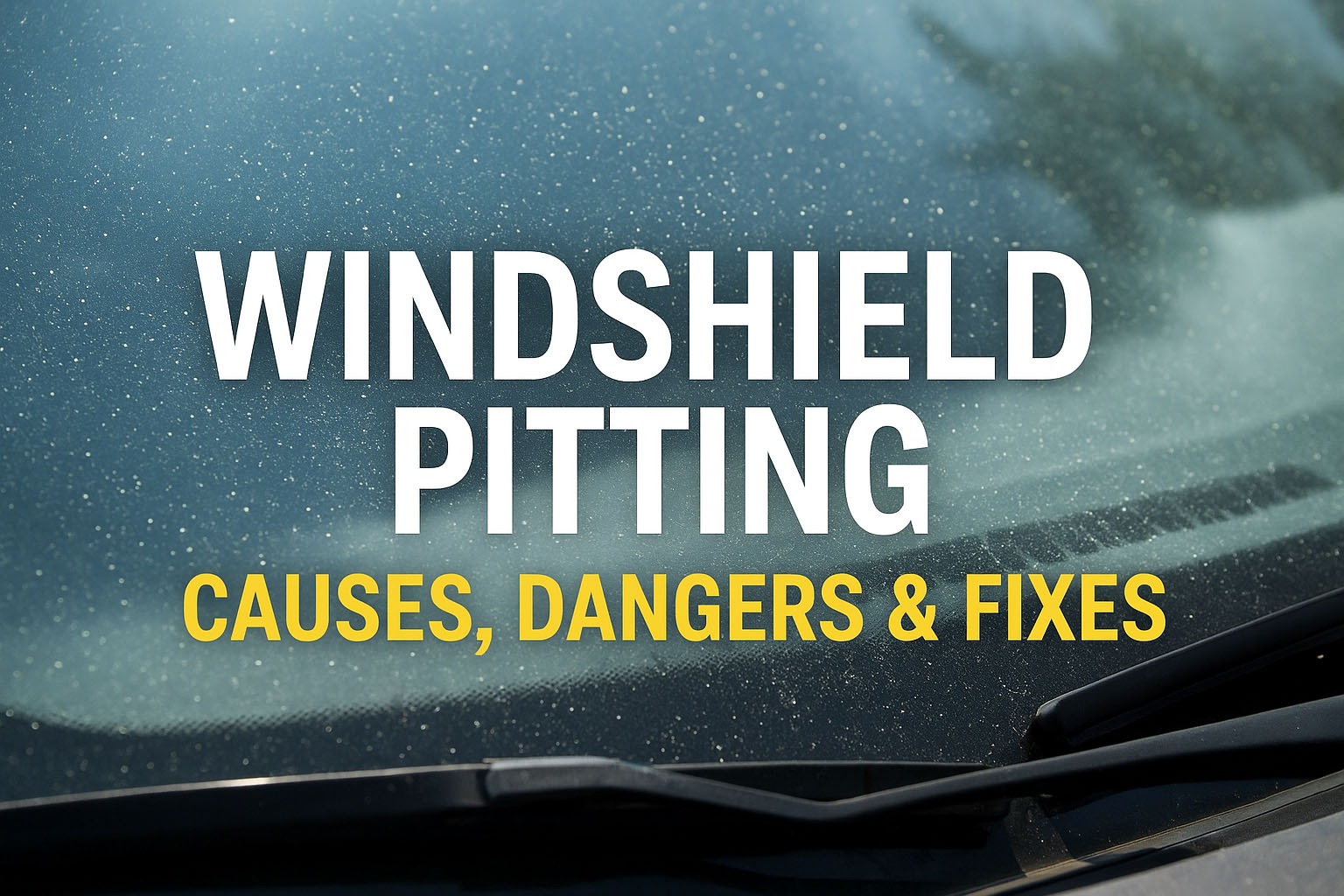 Windshield Pitting: Causes, Dangers, and is Replacement the Only Solution?