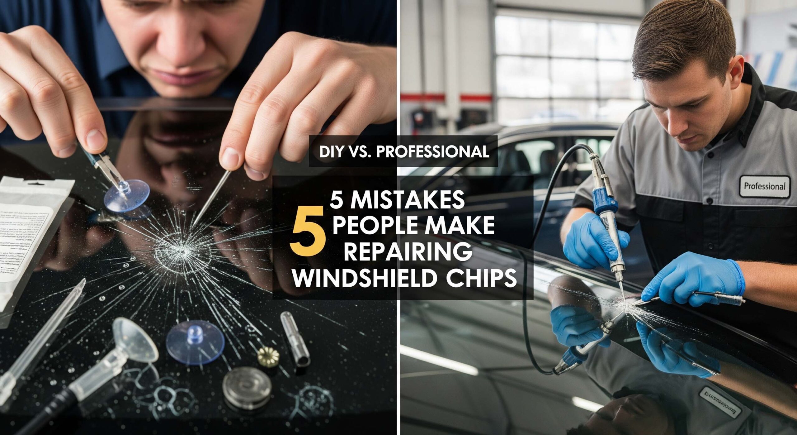 DIY vs. Professional: 5 Mistakes People Make Repairing Windshield Chips