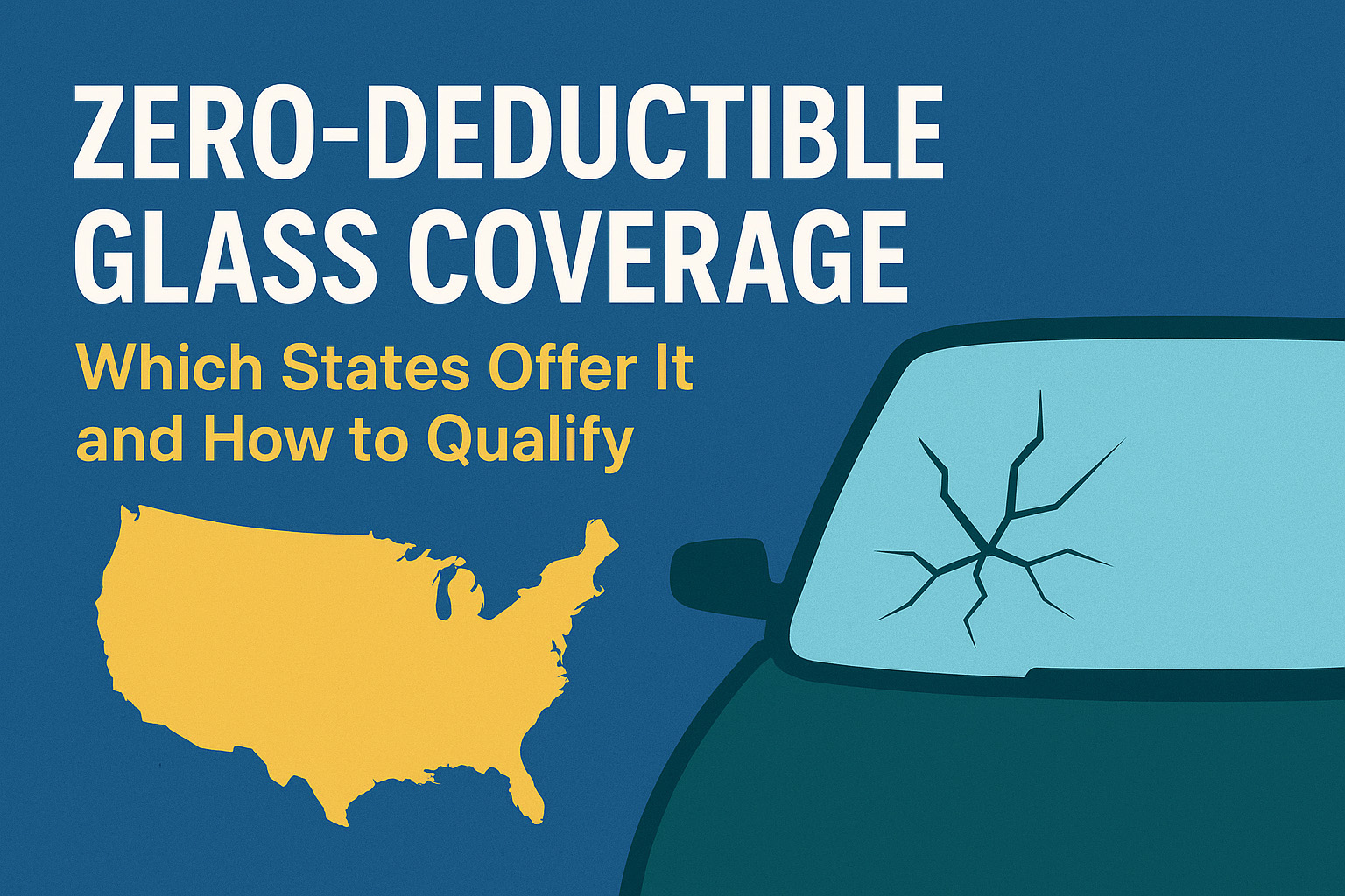 Zero-Deductible Glass Coverage: Which States Offer It and How to Qualify