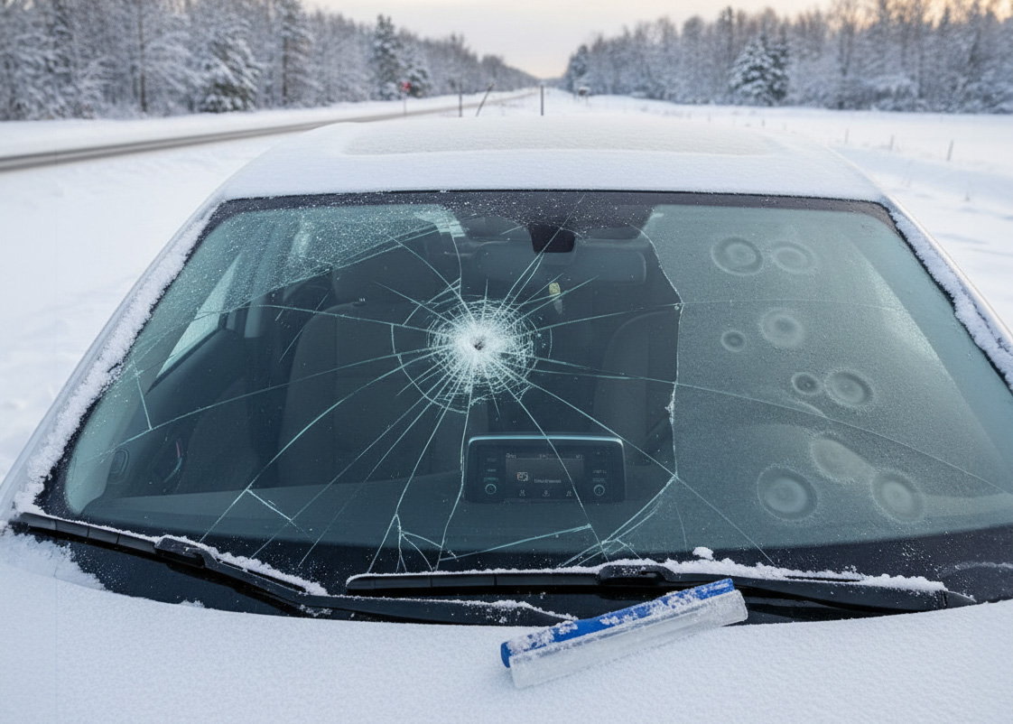 Winter Hazards: How Defrosters and Ice Scrapers Can Damage Windshields